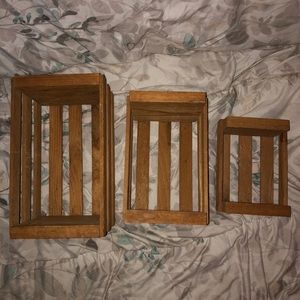 Napa Valley Box Co. Wooden Crate Set
